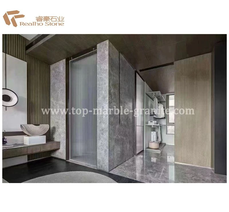 marble tile bathroom floor