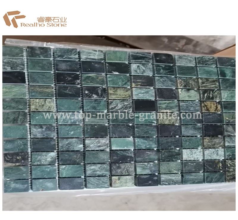 emerald green marble tile