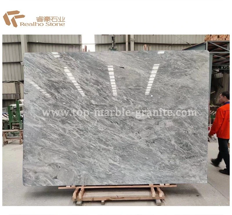 white and grey marble