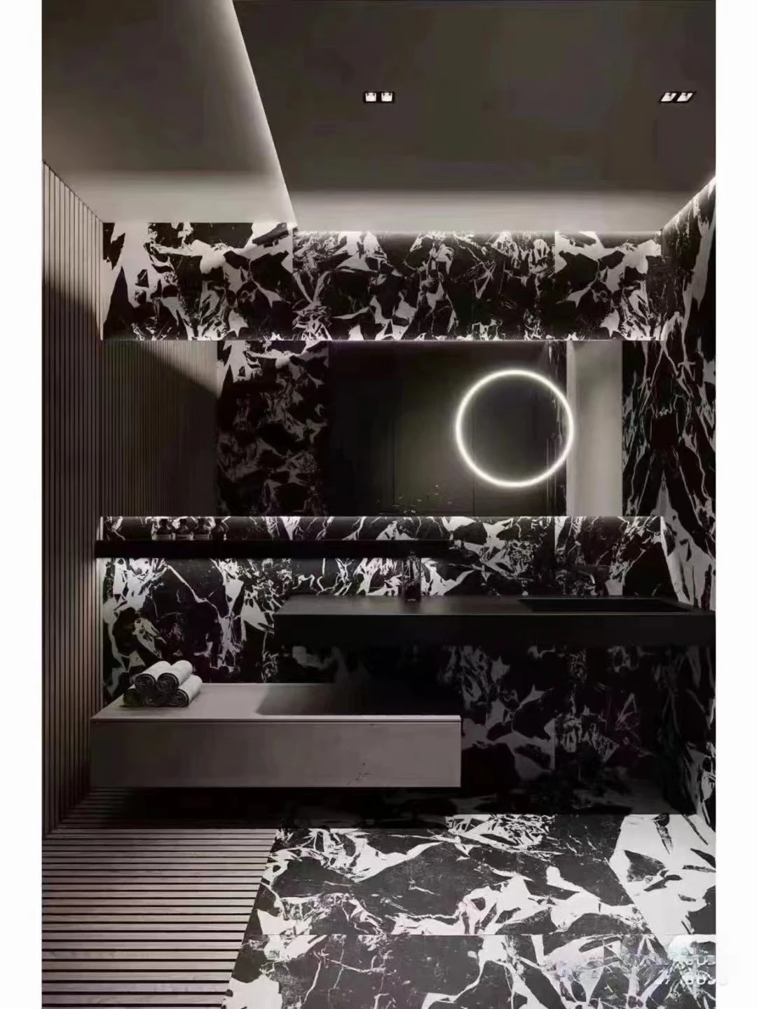 black marble wall facade black marble wall facade