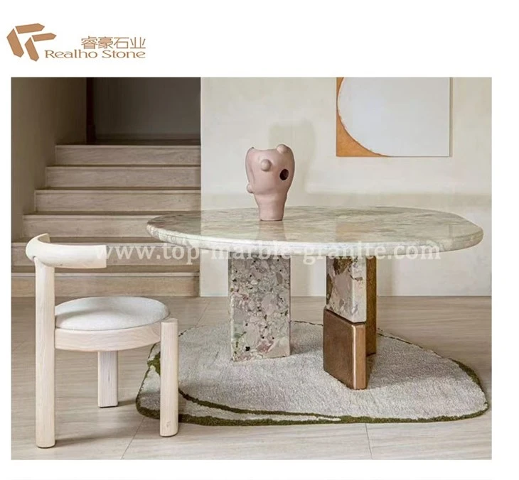 monet marble dining table