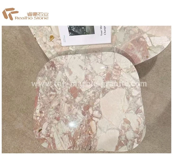 monet marble side table