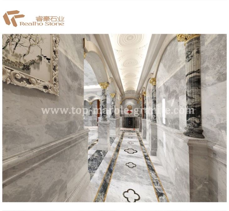 Orlando Grey Marble For Decoration