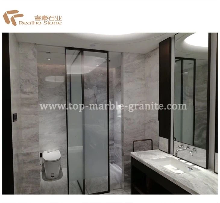 Orlando Grey Marble Tiles For Bathroom