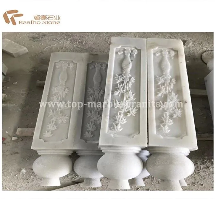White Marble Pillars