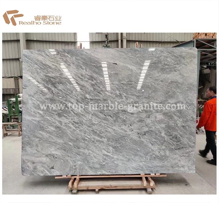 white and grey marble